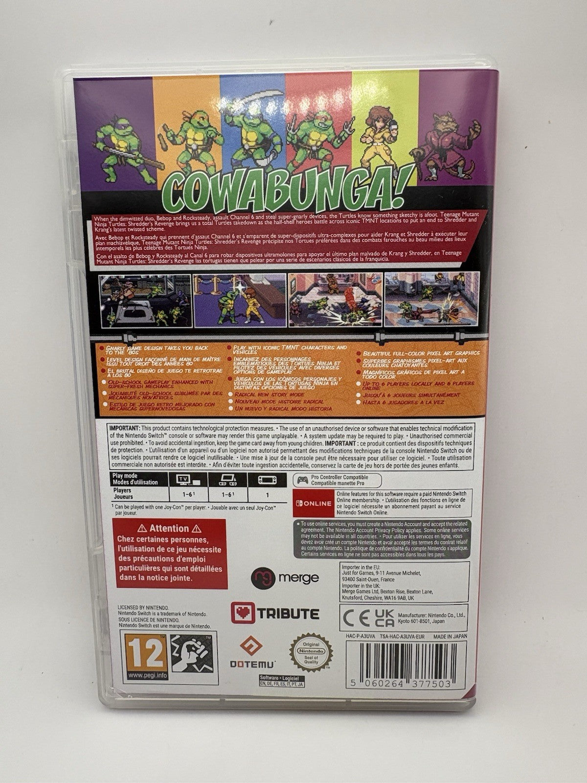 Teenage Mutant Ninja Turtles Shredders Revenge Nintendo Switch