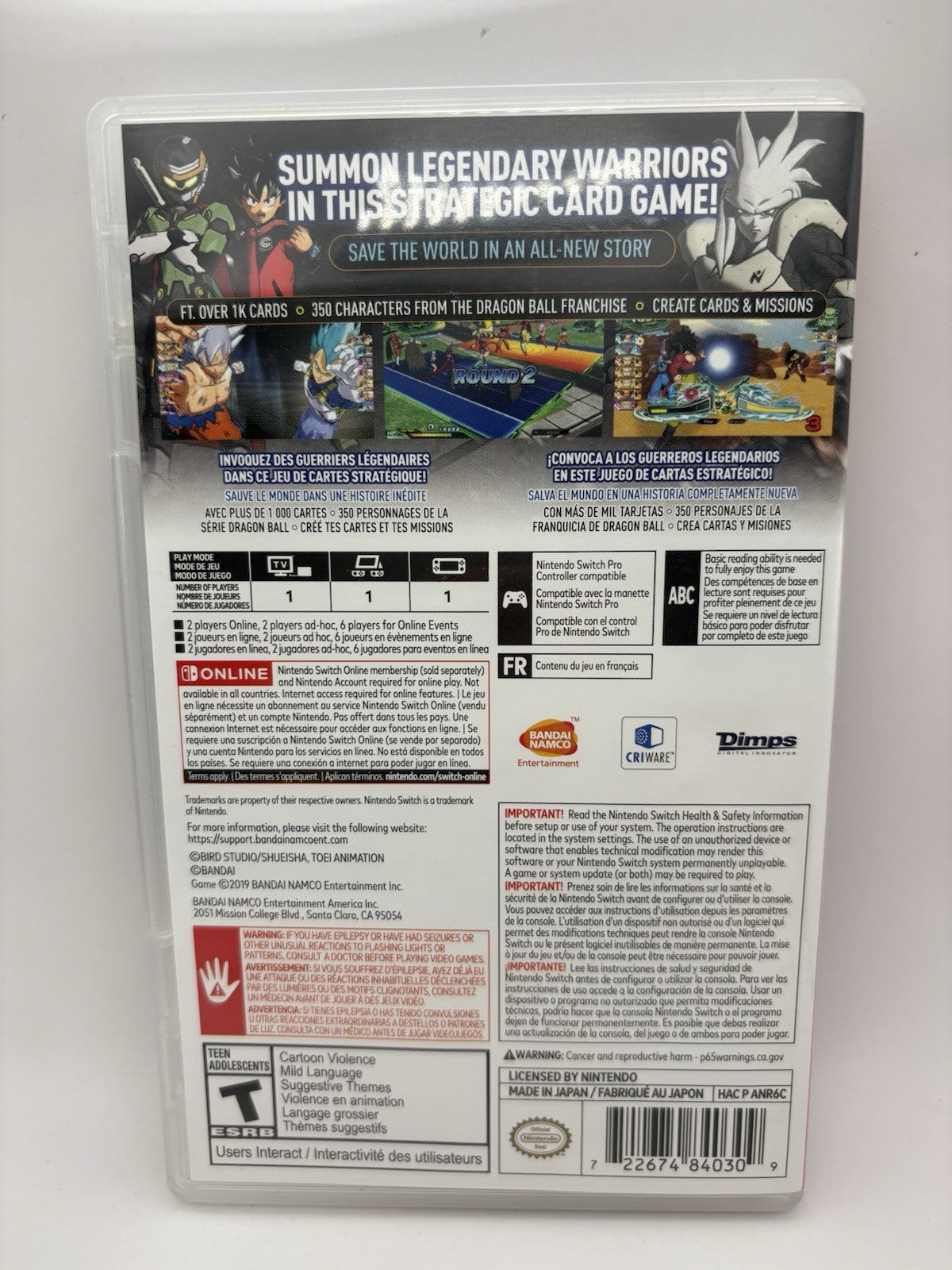 Super Dragonball Heroes World Mission (Nintendo Switch)