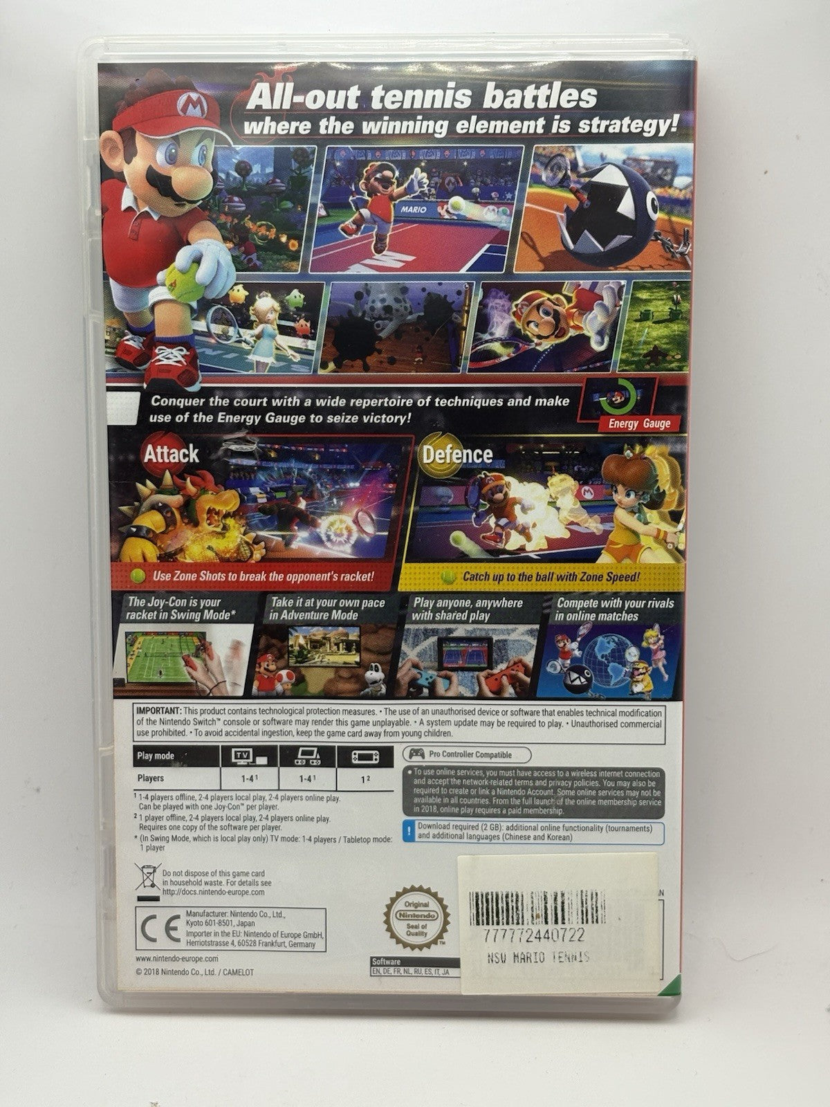 Mario Tennis Aces (Switch, 2018)