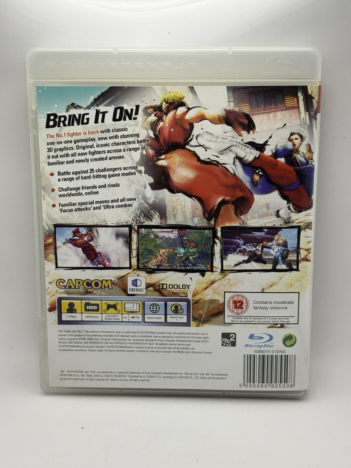 Street Fighter IV 4 Sony PlayStation 3 PS3 Video Game Complete w/Manual CIB