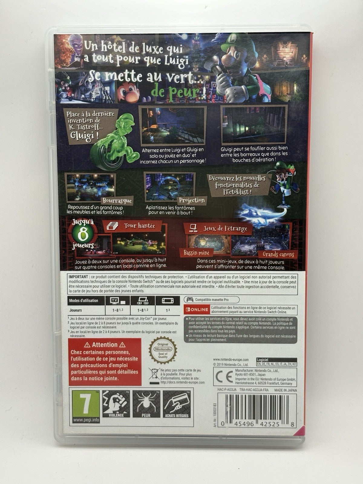 Luigi's Mansion 3 - Official Nintendo Switch Case Only (NO GAME)