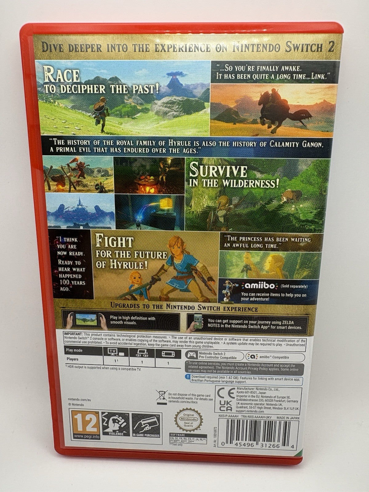 The Legend of Zelda Breath of the Wild Nintendo Switch 2 Edition