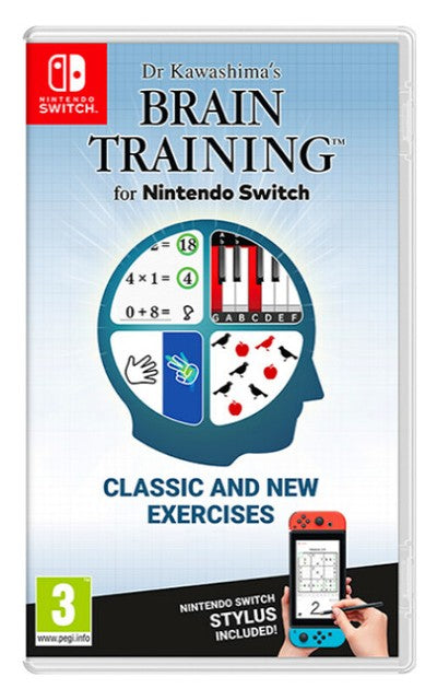 Dr Kawashima's Brain Training - Nintendo Switch WITH STYLUS