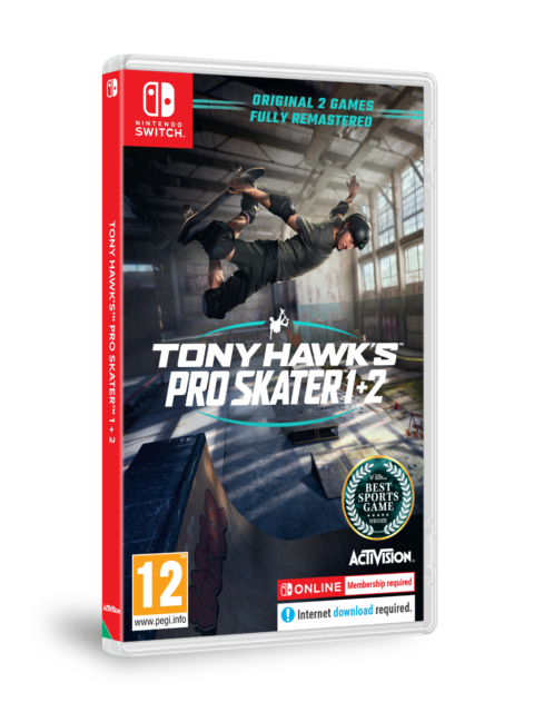 Tony Hawk's Pro Skater 1 + 2 (Nintendo Switch, 2021) Switch Game
