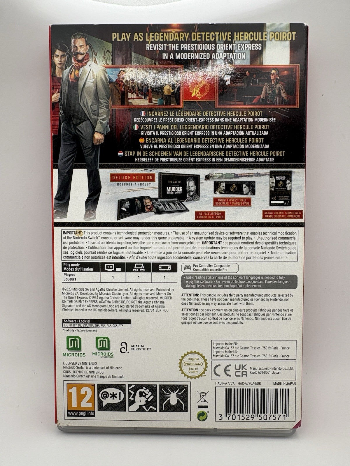 Agatha Christie: Murder On the Orient Express Deluxe Edition for Nintendo Switch