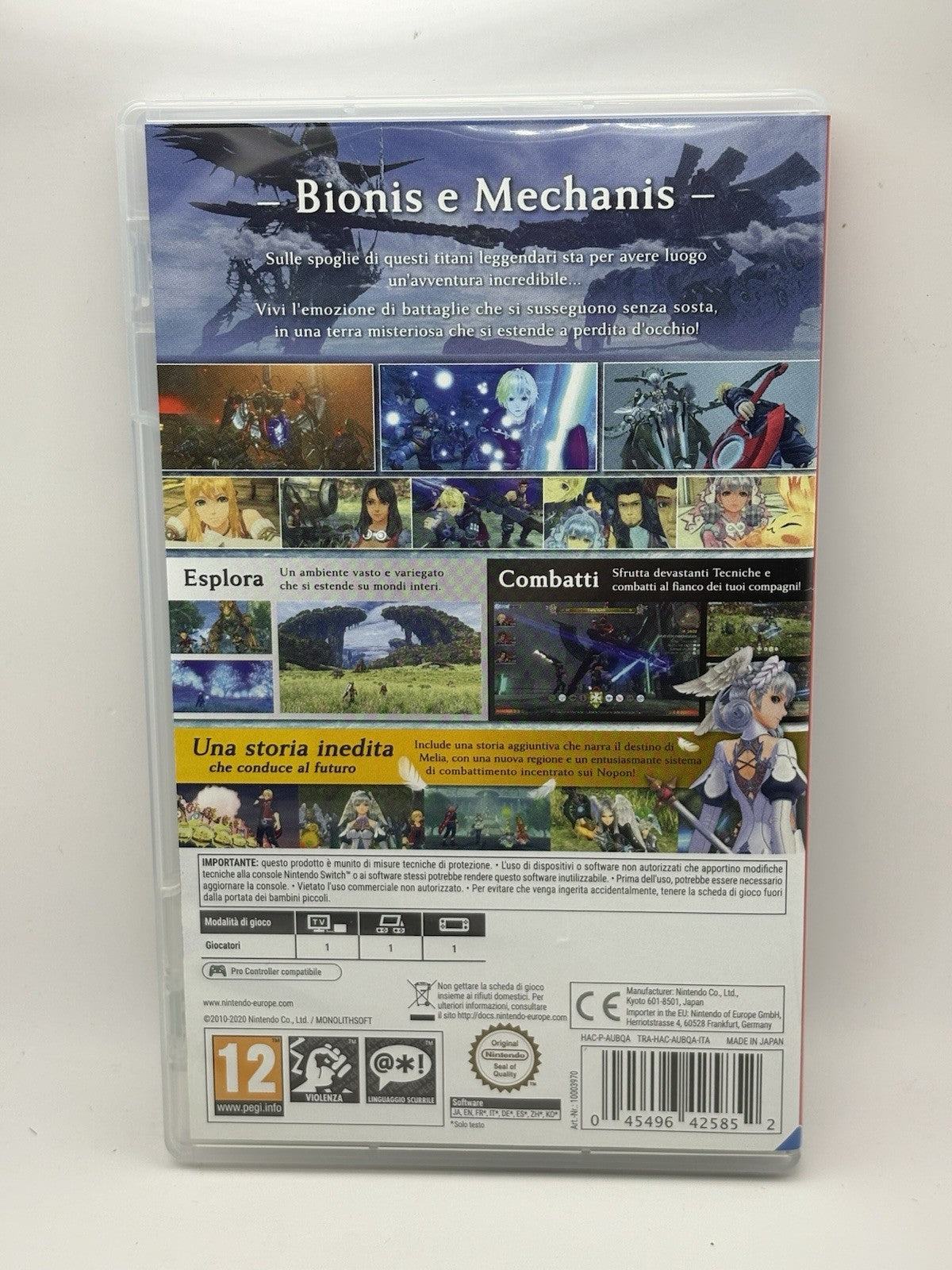 Xenoblade Chronicles: Definitive Edition Nintendo Switch Case Only No Game