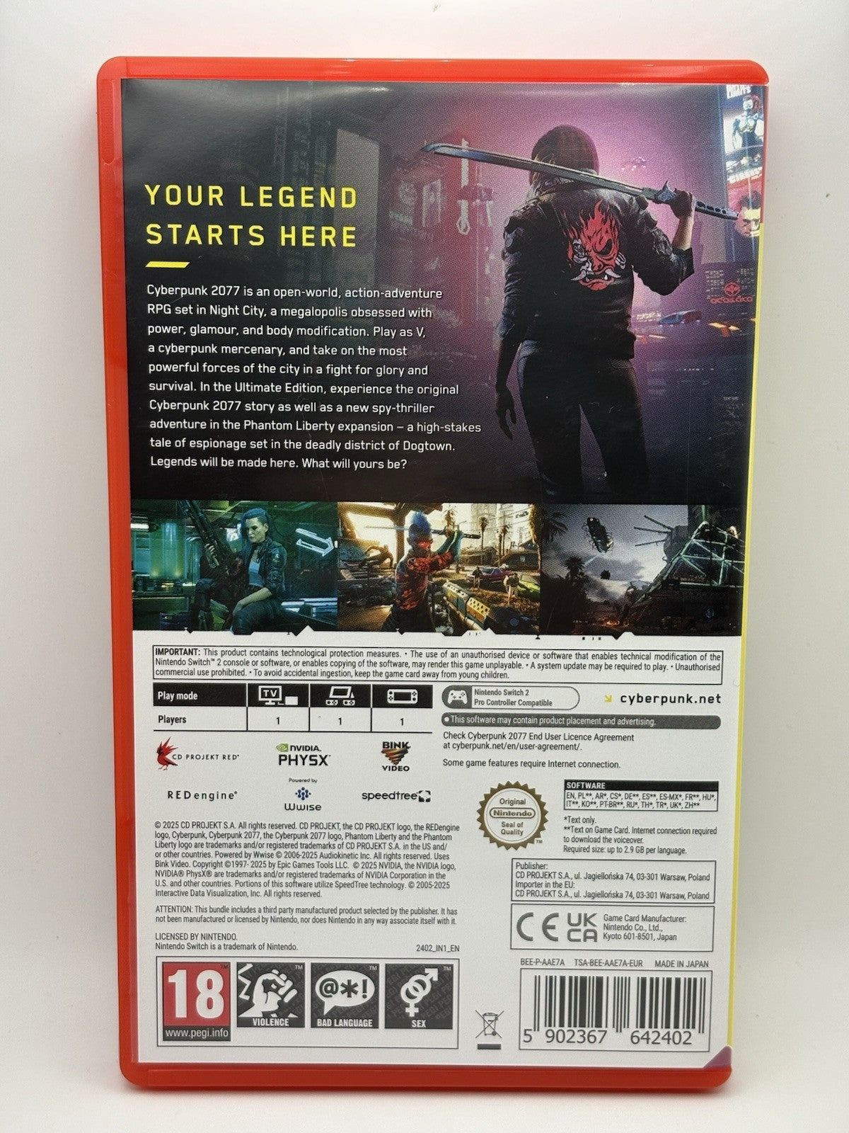 Cyberpunk 2077 Switch 2