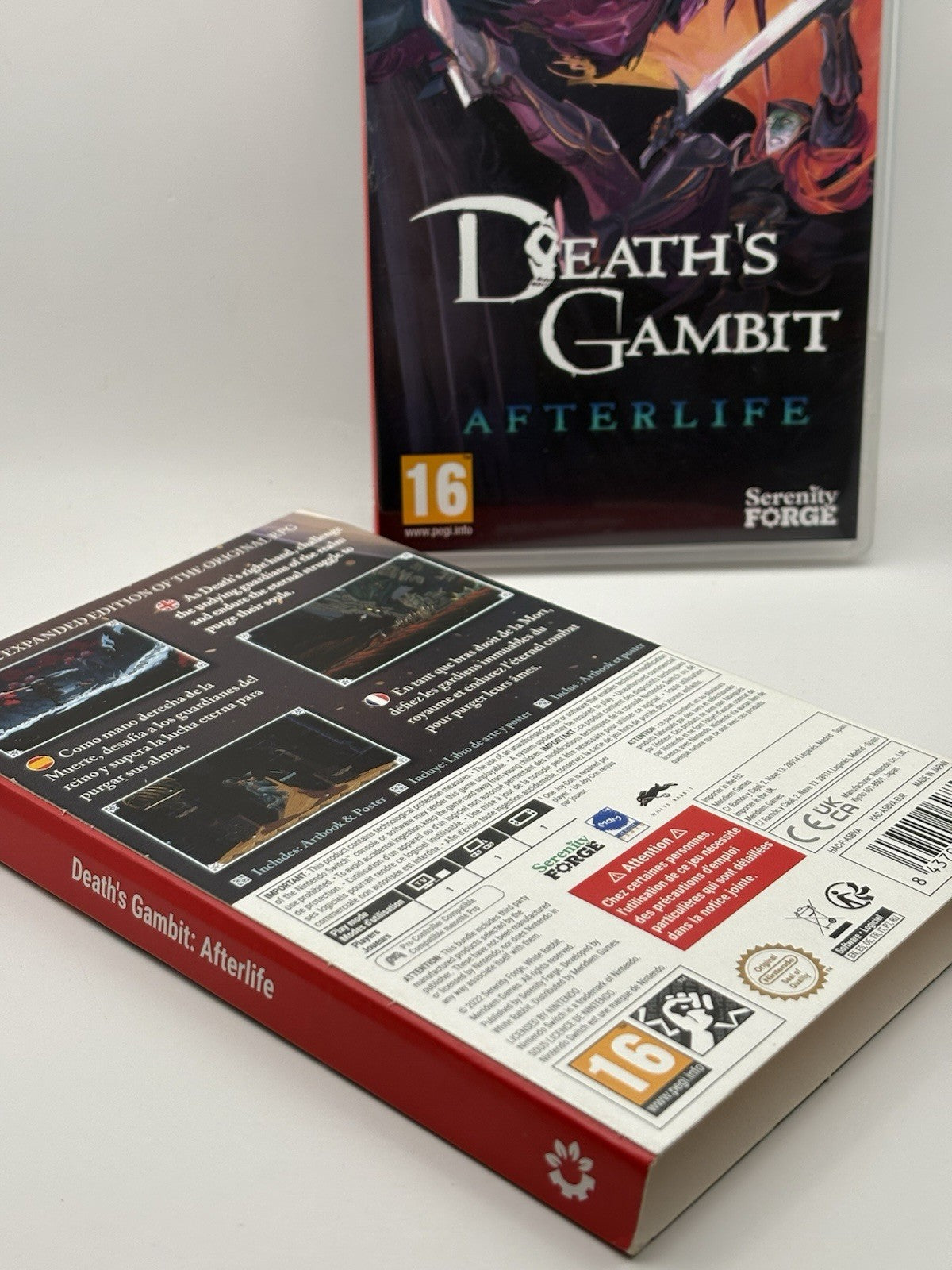 Death’s Gambit Afterlife (Switch) – Complete Set – Box + Game + Art Book