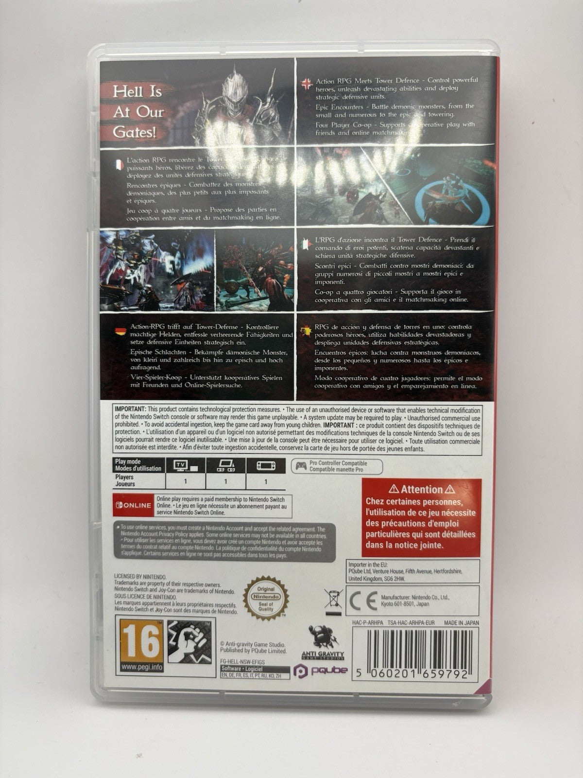 Hell Warders Nintendo Switch