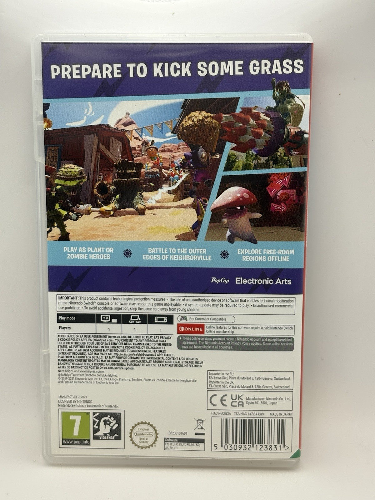 Plants vs. Zombies: Battle for Neighborville Nintendo Switch Case Only No Game