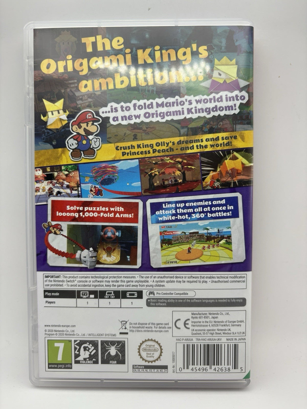 Paper Mario The Origami King Nintendo Switch