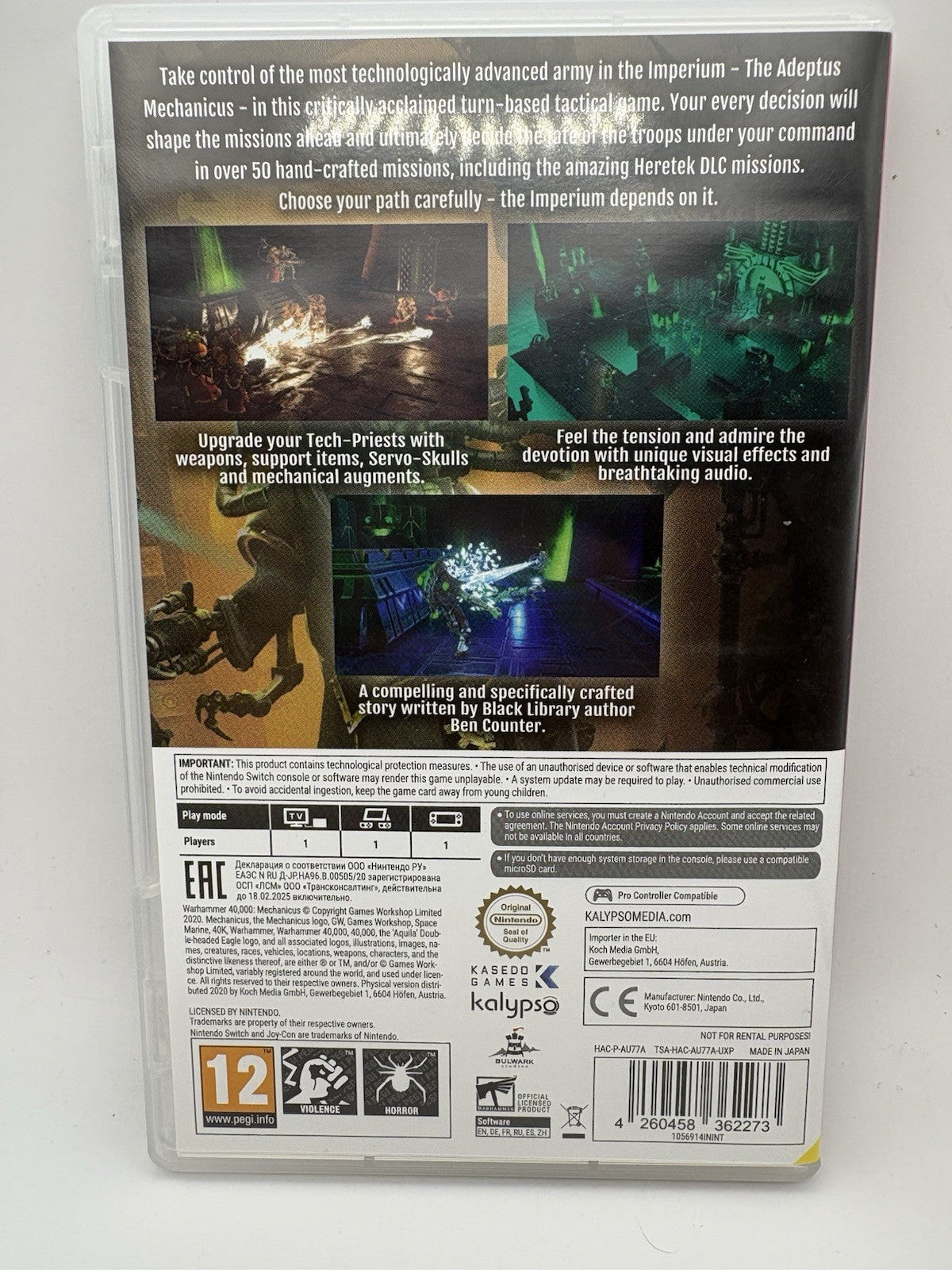 Warhammer 40000 Mechanicus Nintendo Switch 40K 40,000 40, 000