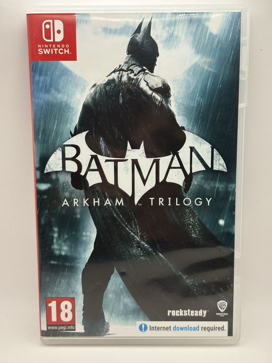 Batman Arkham Trilogy Nintendo Switch Case Only No Game