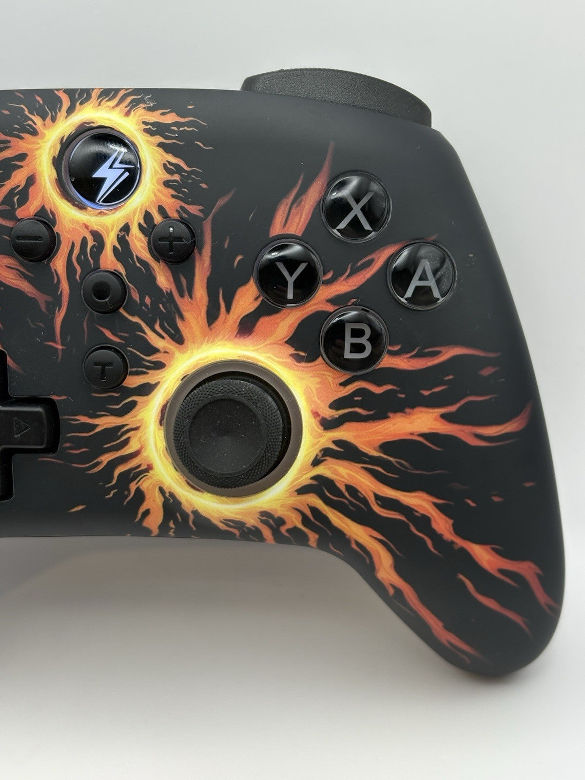 Wireless Pro Controller Fire Design Nintendo Switch Flames
