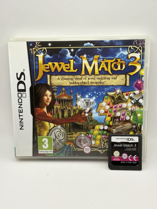 Jewel Match 2 (Nintendo DS) Match 3 Puzzle Game CIB Inc. Manual