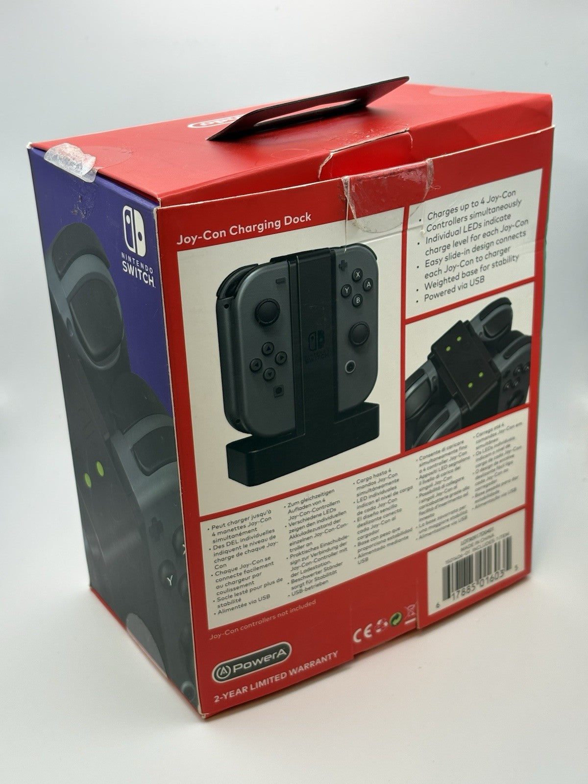 PowerA Joy-Con Charging Dock for Nintendo Switch - Black