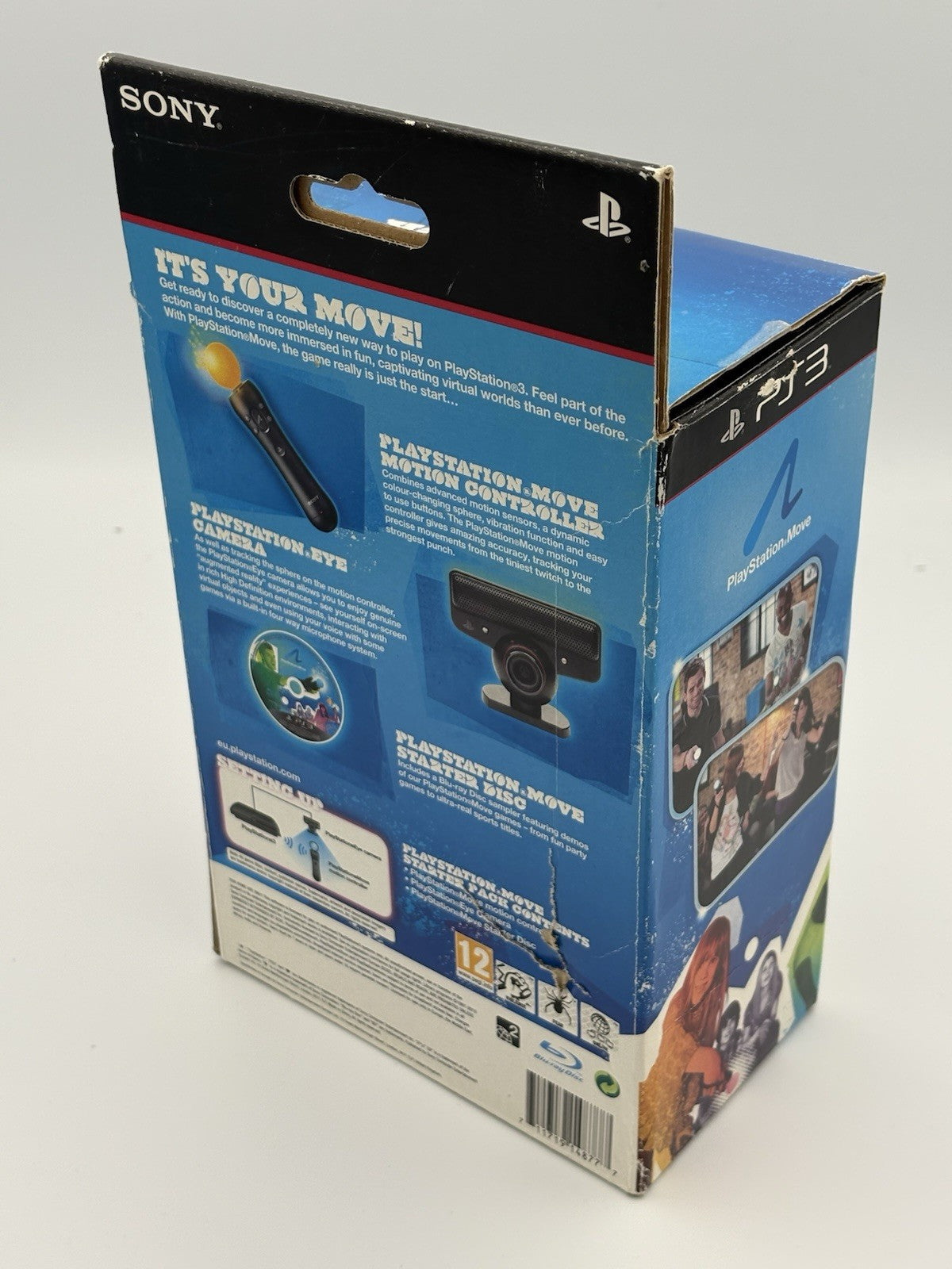 PlayStation Move Starter Pack (Sony PS3) – Motion Controller, Eye Camera & Game