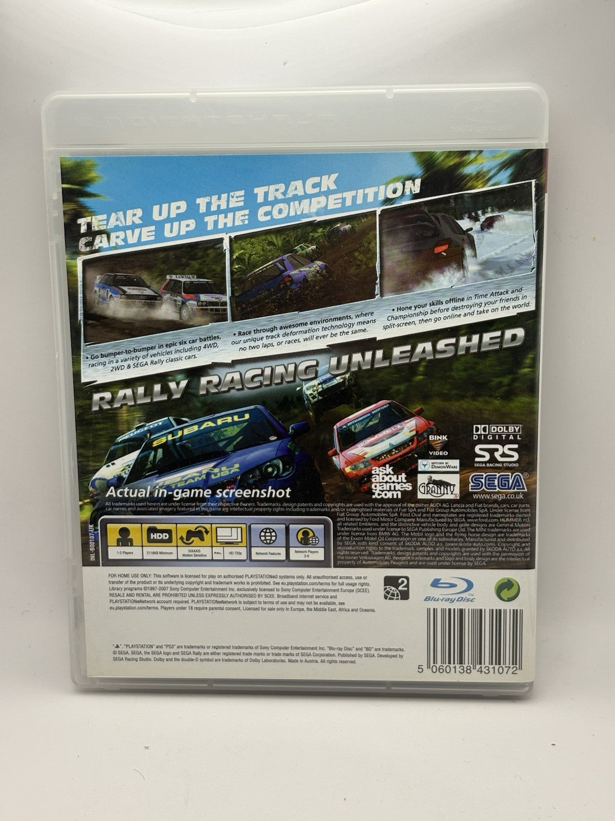 Sega Rally (Sony PlayStation 3, 2007) 