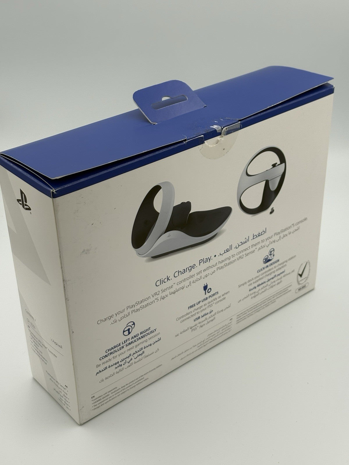 Official Playstation VR2 Sense Controller Charging Station Complete In Box