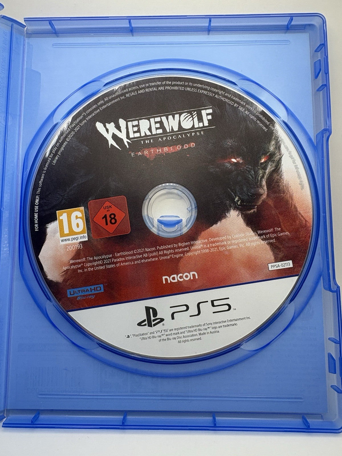 Werewolf: The Apocalypse - Earthblood -- Standard Edition (Sony PlayStation...