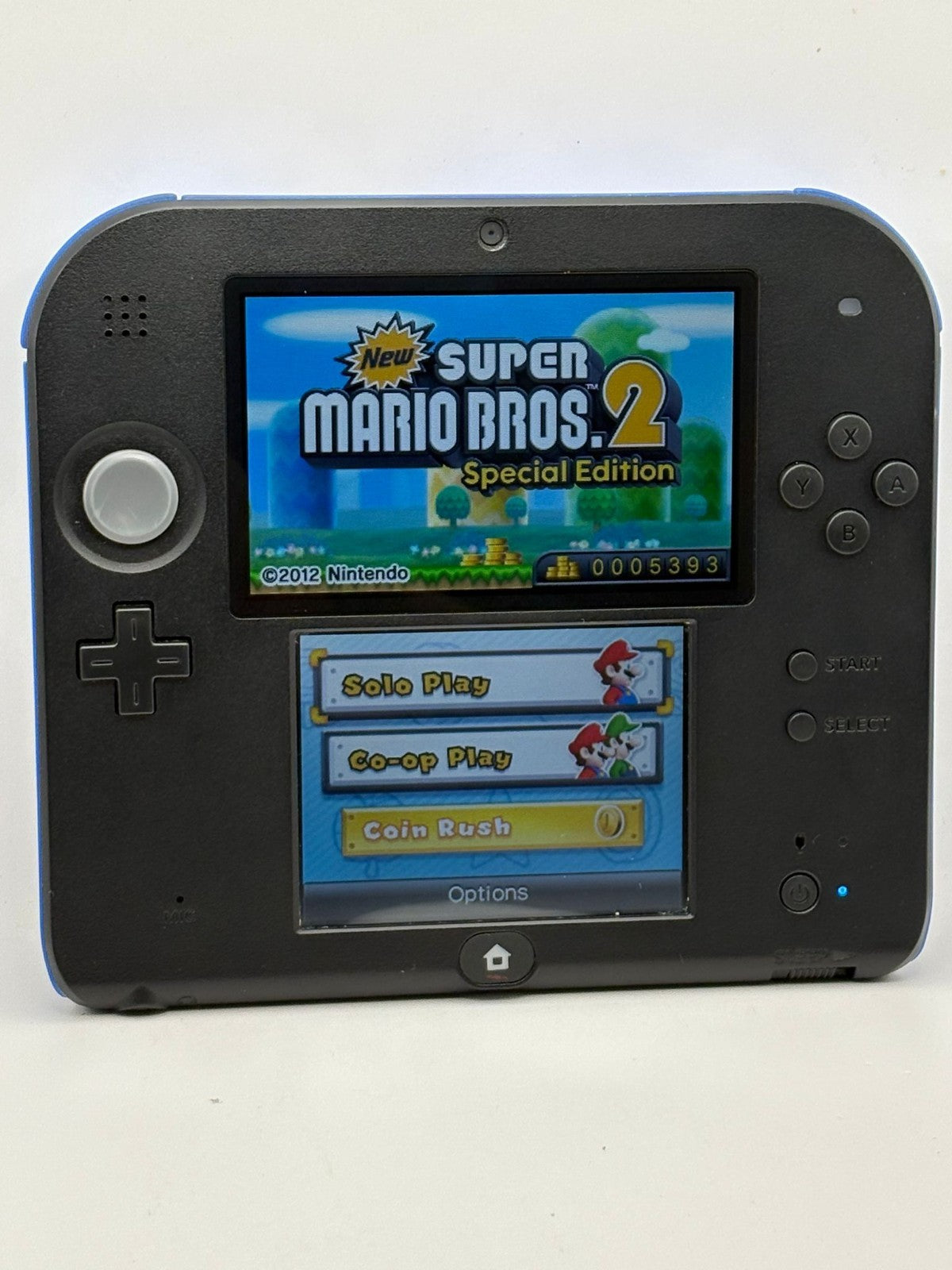 Super Mario Bros 2 Nintendo 2DS Console Black & Blue Collector Edition Boxed VGC