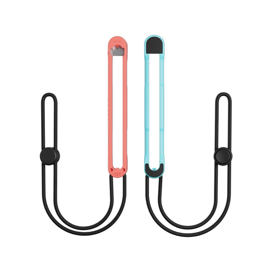 Official Nintendo Switch 2 JoyCon Wrist Strap Pair Light Blue Red Joy Con Rope