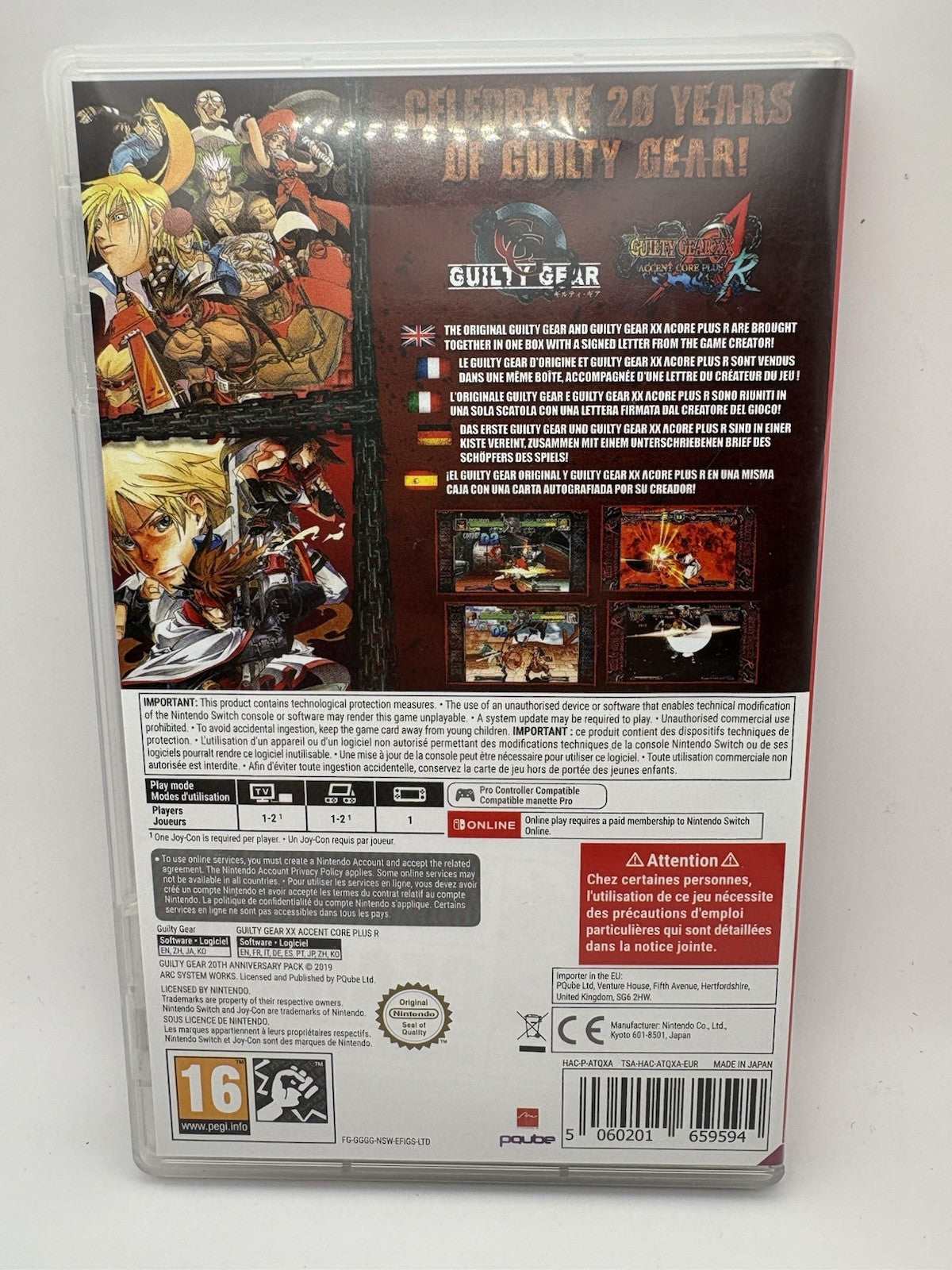 Guilty Gear 20th Anniversary Pack Nintendo Switch