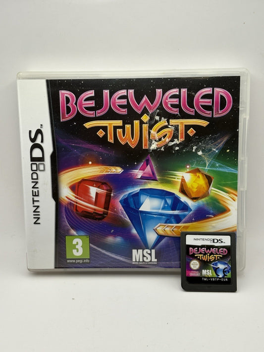 Bejeweled Twist (Nintendo DS, 2011) - Box with Manual