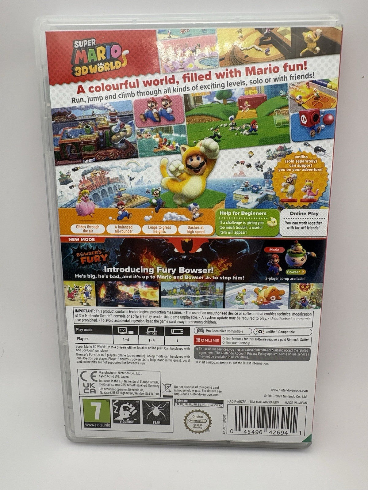 Super Mario 3D World + Bowser’s Fury -- Standard Edition (Nintendo Switch, 2021)
