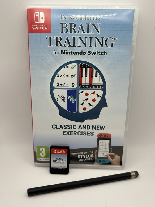 Dr Kawashima's Brain Training - Nintendo Switch WITH STYLUS