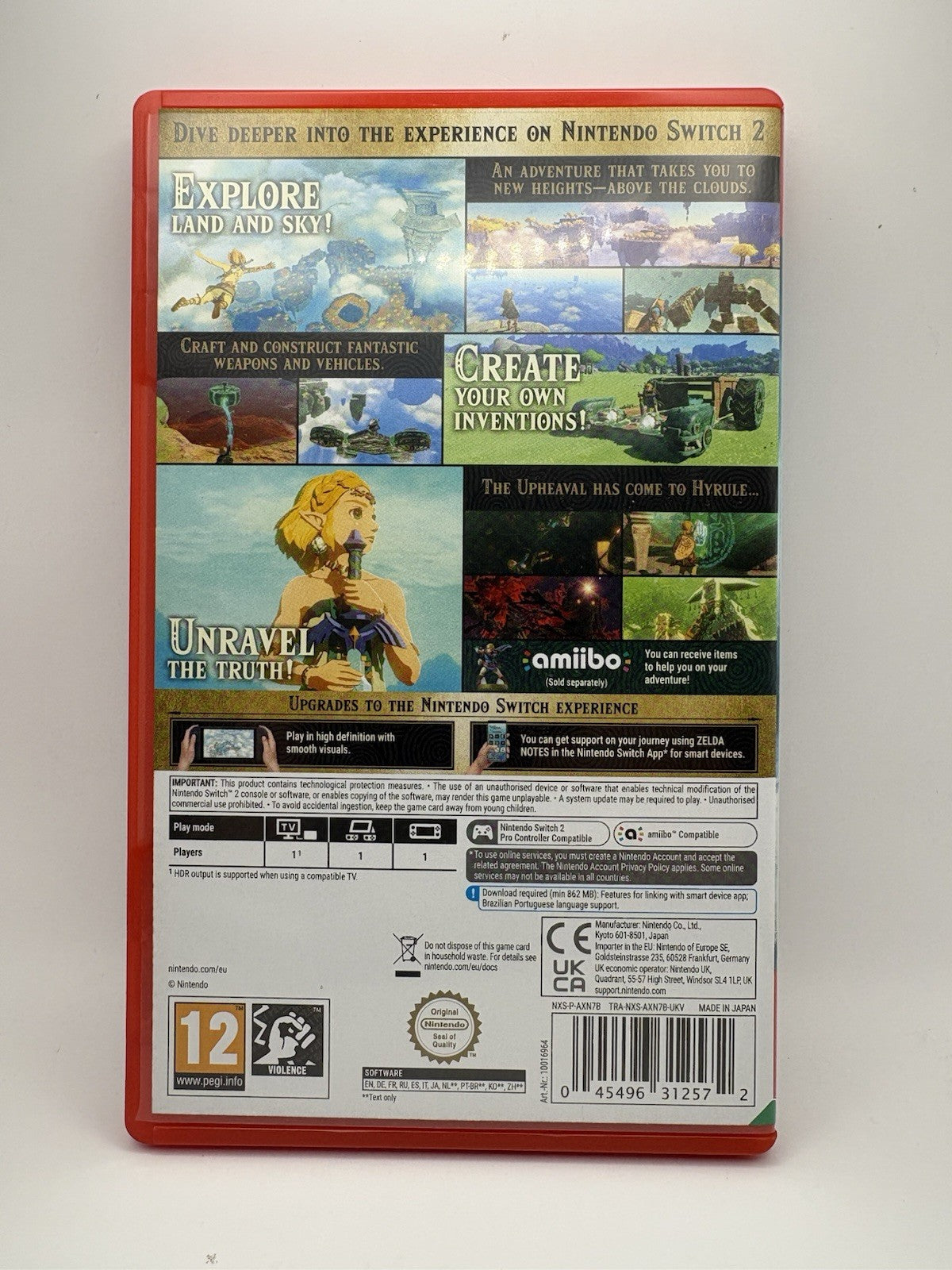 The Legend of Zelda: Tears of the Kingdom Nintendo Switch 2 Edition