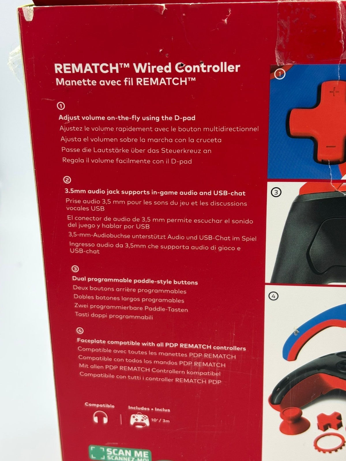 Nintendo Switch PDP Power Pose Mario Wired Headset & Controller Bundle Boxed