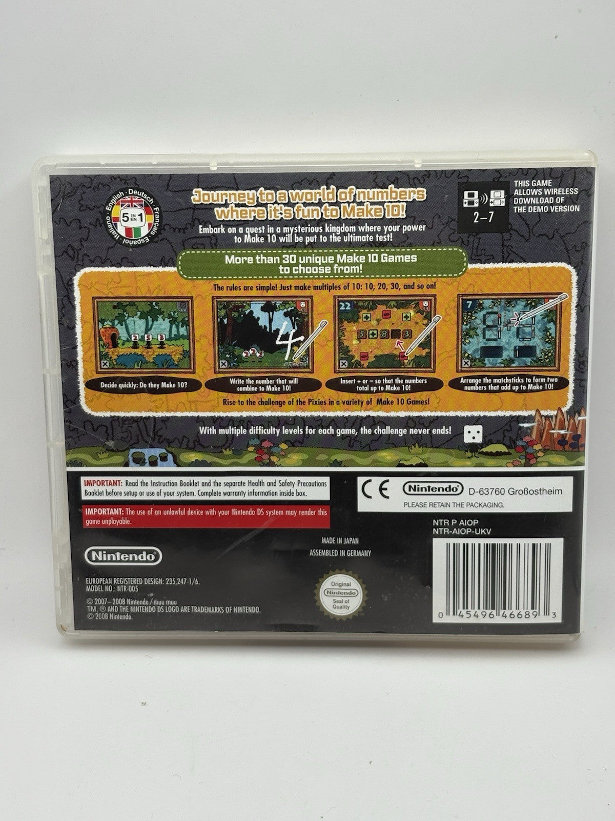 Make 10: A Journey of Numbers (DS) PEGI 3+ Educational: Numeracy & Maths