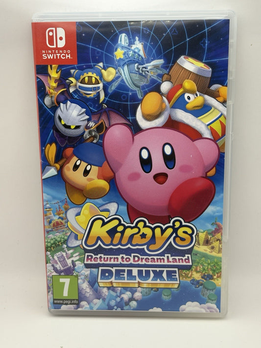Kirby's Return to DreamLand Deluxe (Nintendo Switch) CASE ONLY No Game