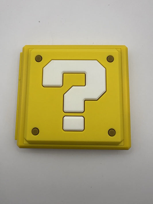 Super Mario Question Block Game Card Case Nintendo Switch