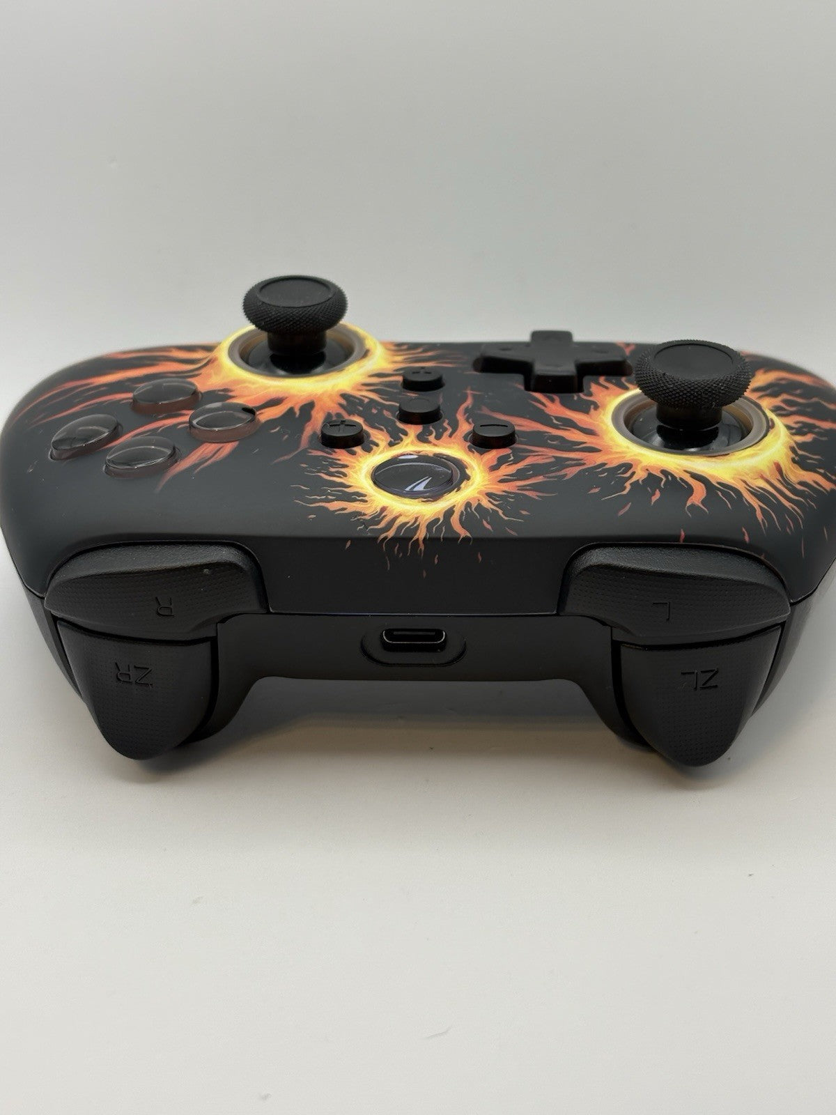 Wireless Pro Controller Fire Design Nintendo Switch Flames