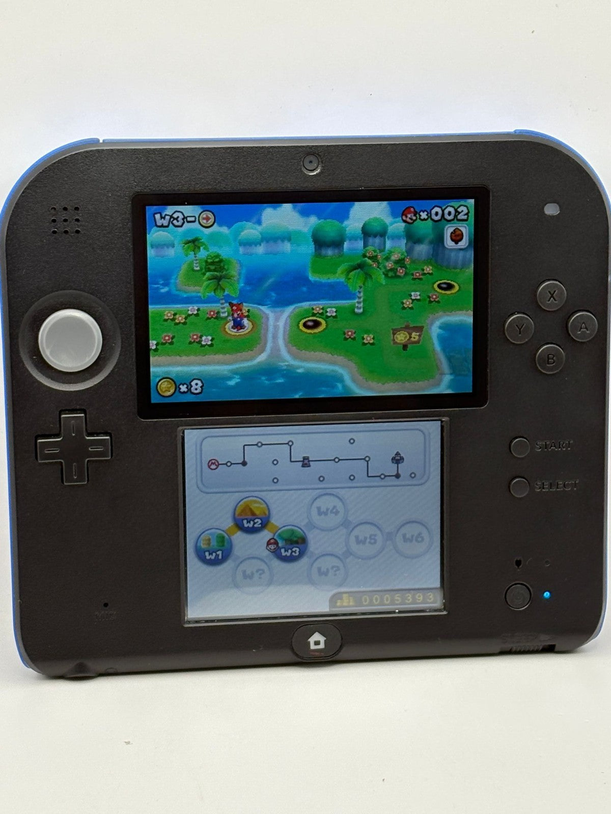 Super Mario Bros 2 Nintendo 2DS Console Black & Blue Collector Edition Boxed VGC