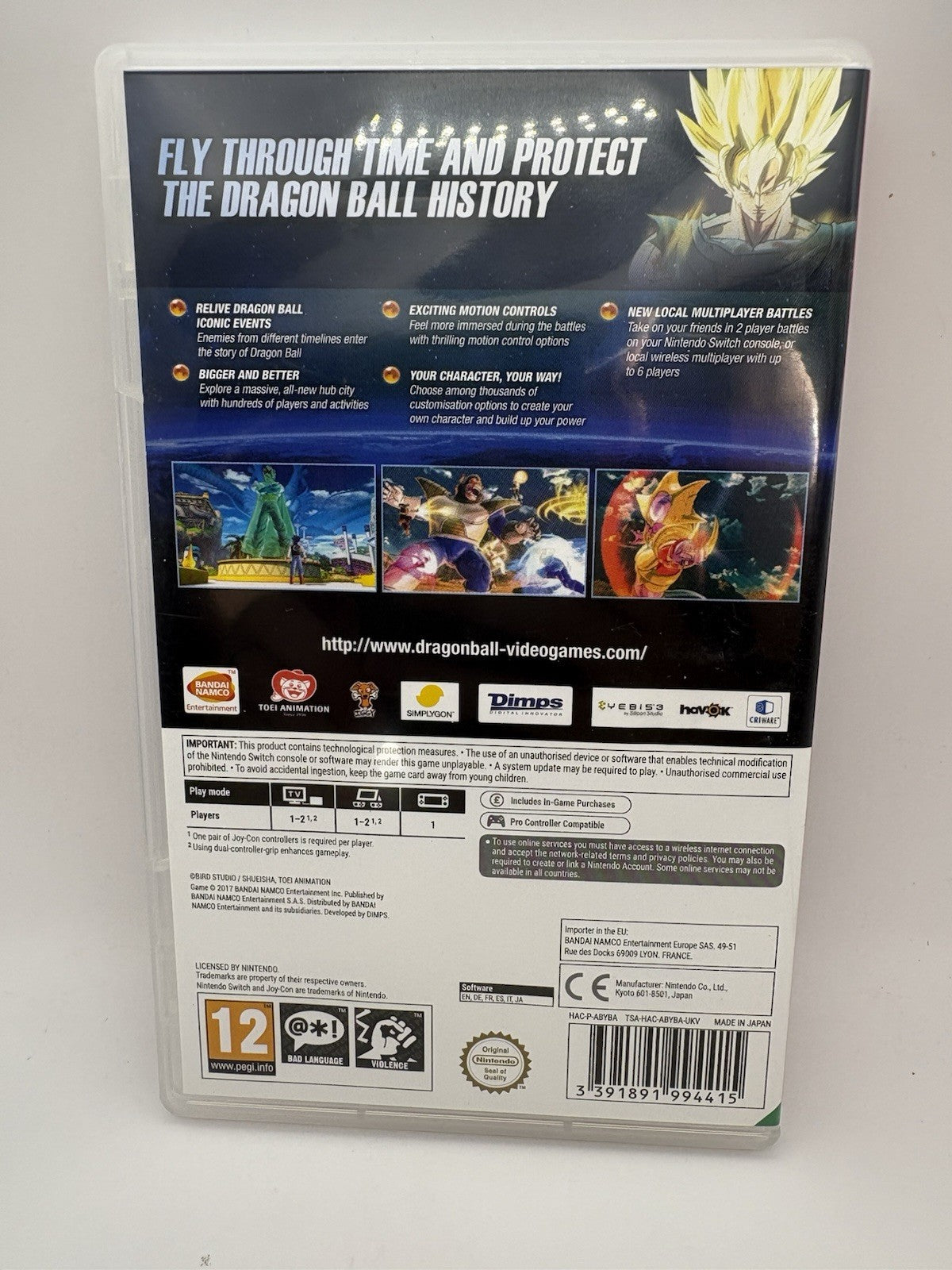 Dragon Ball Xenoverse 2 Nintendo Switch