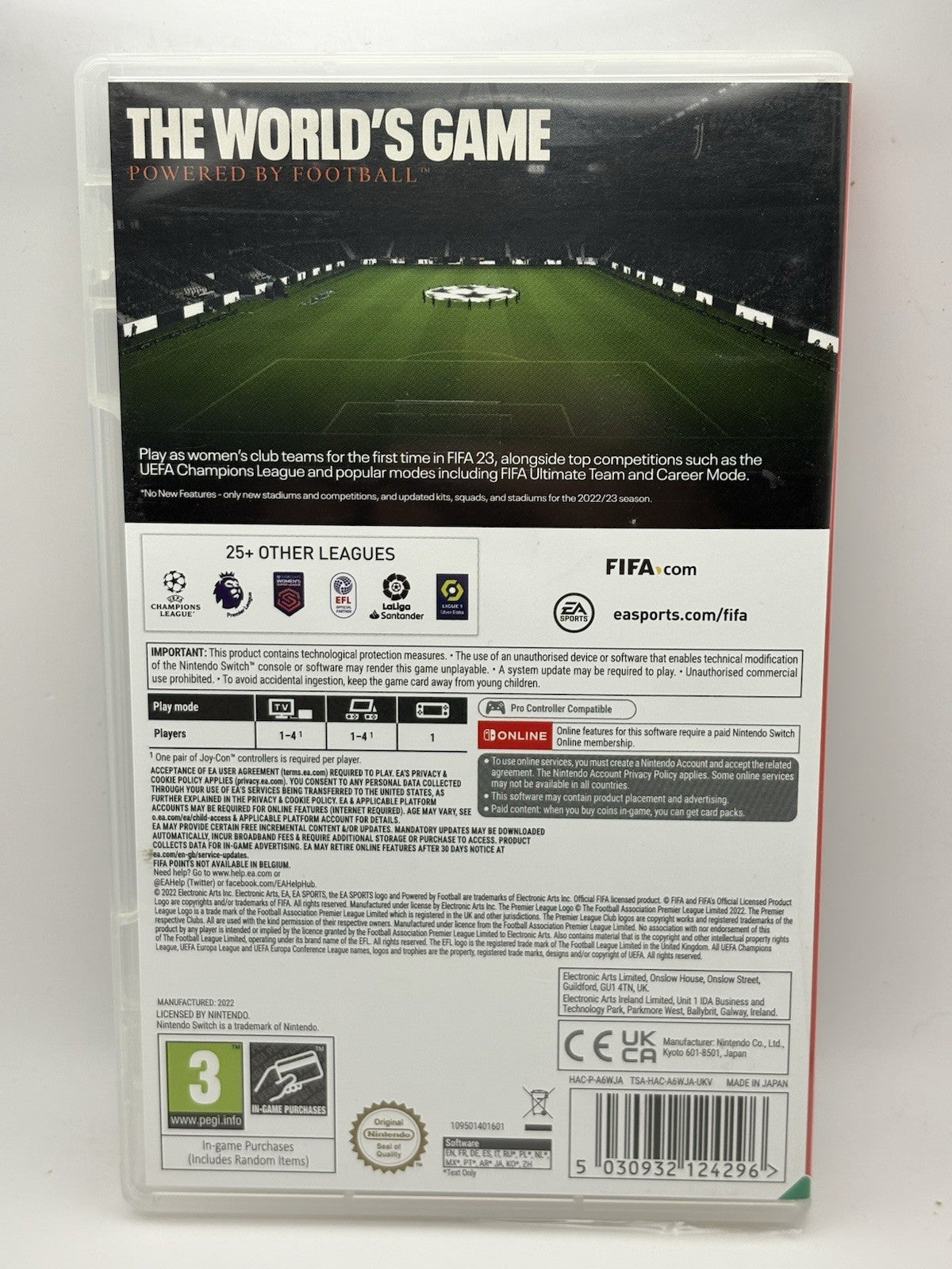 FIFA 23 Legacy Edition (Switch) – Complete – PAL – Tested – VG