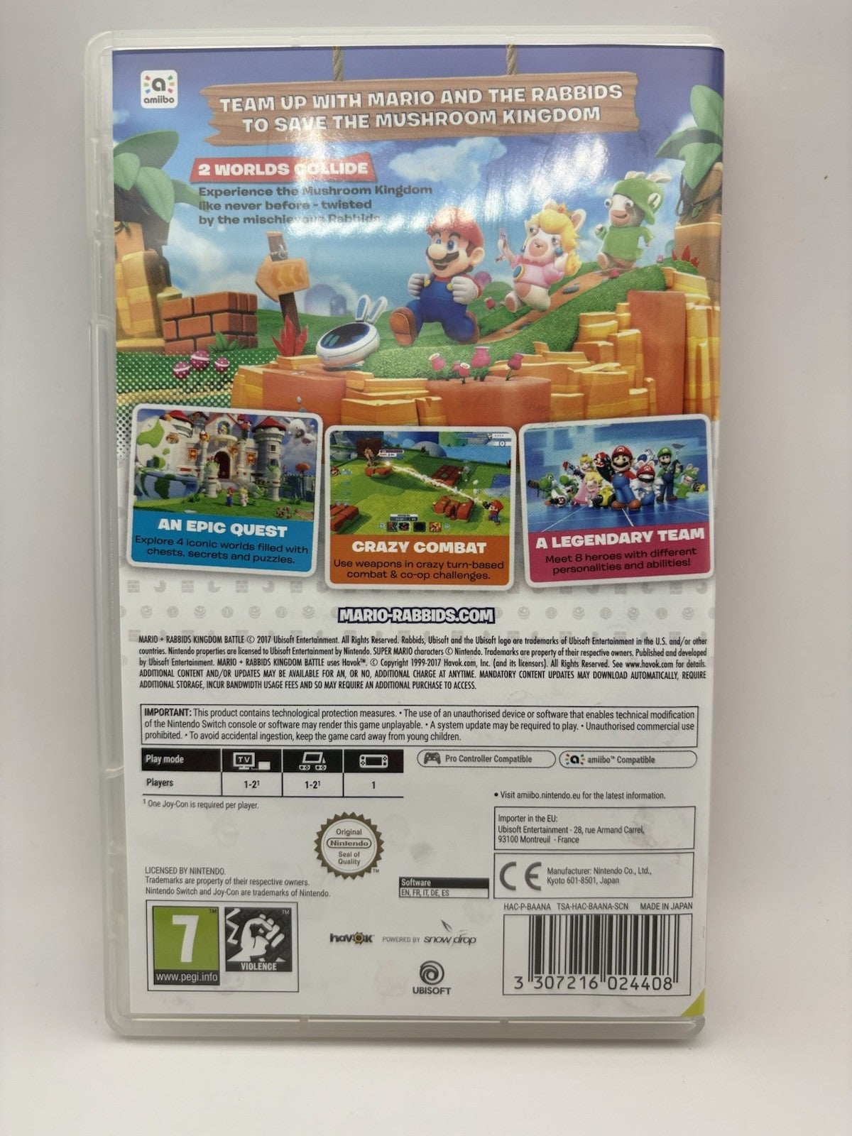 Mario + Rabbids Kingdom Battle Nintendo Switch