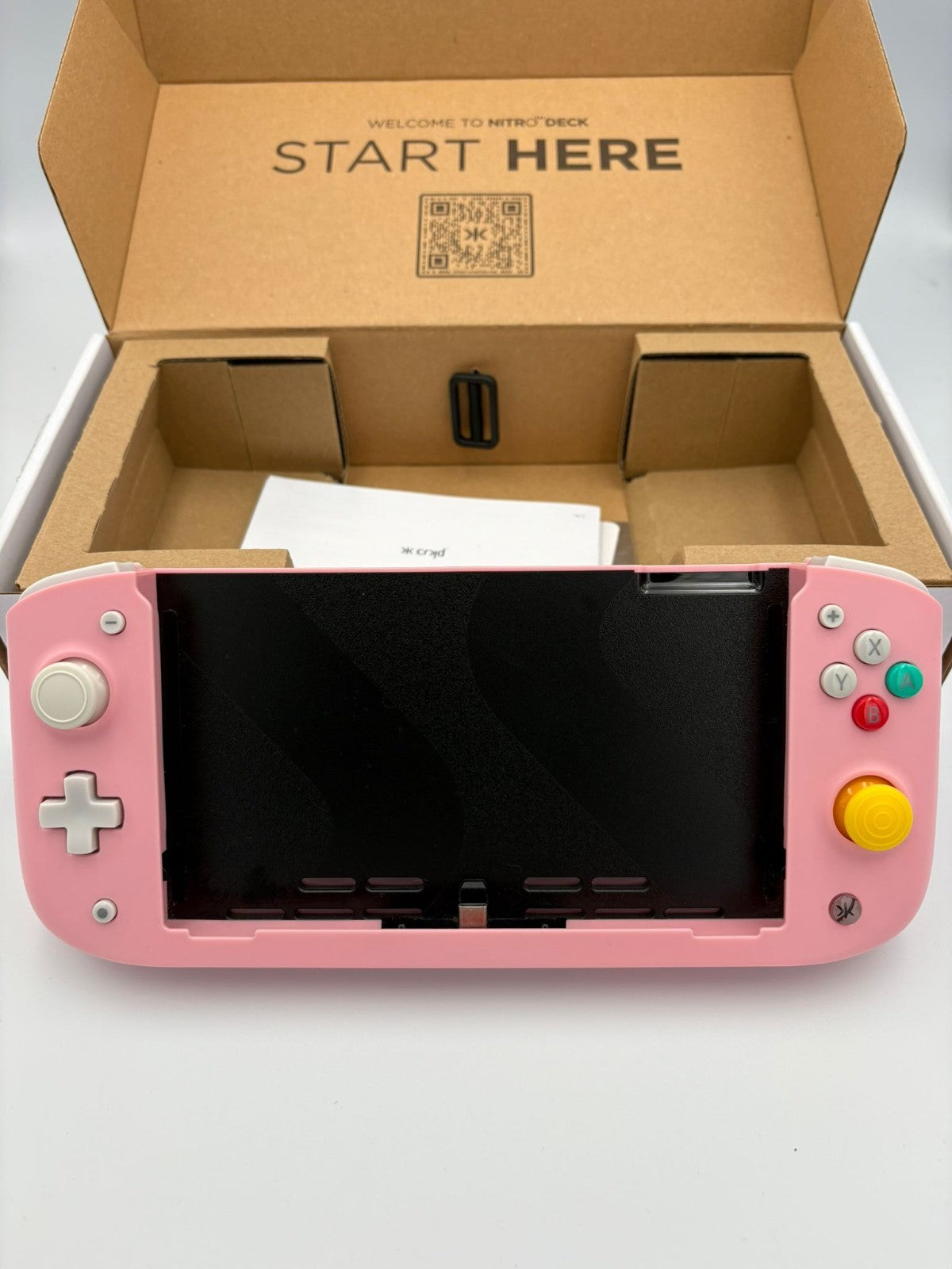 CRKD Nitro Deck Controller for Nintendo Switch - Retro Pink Limited Edition
