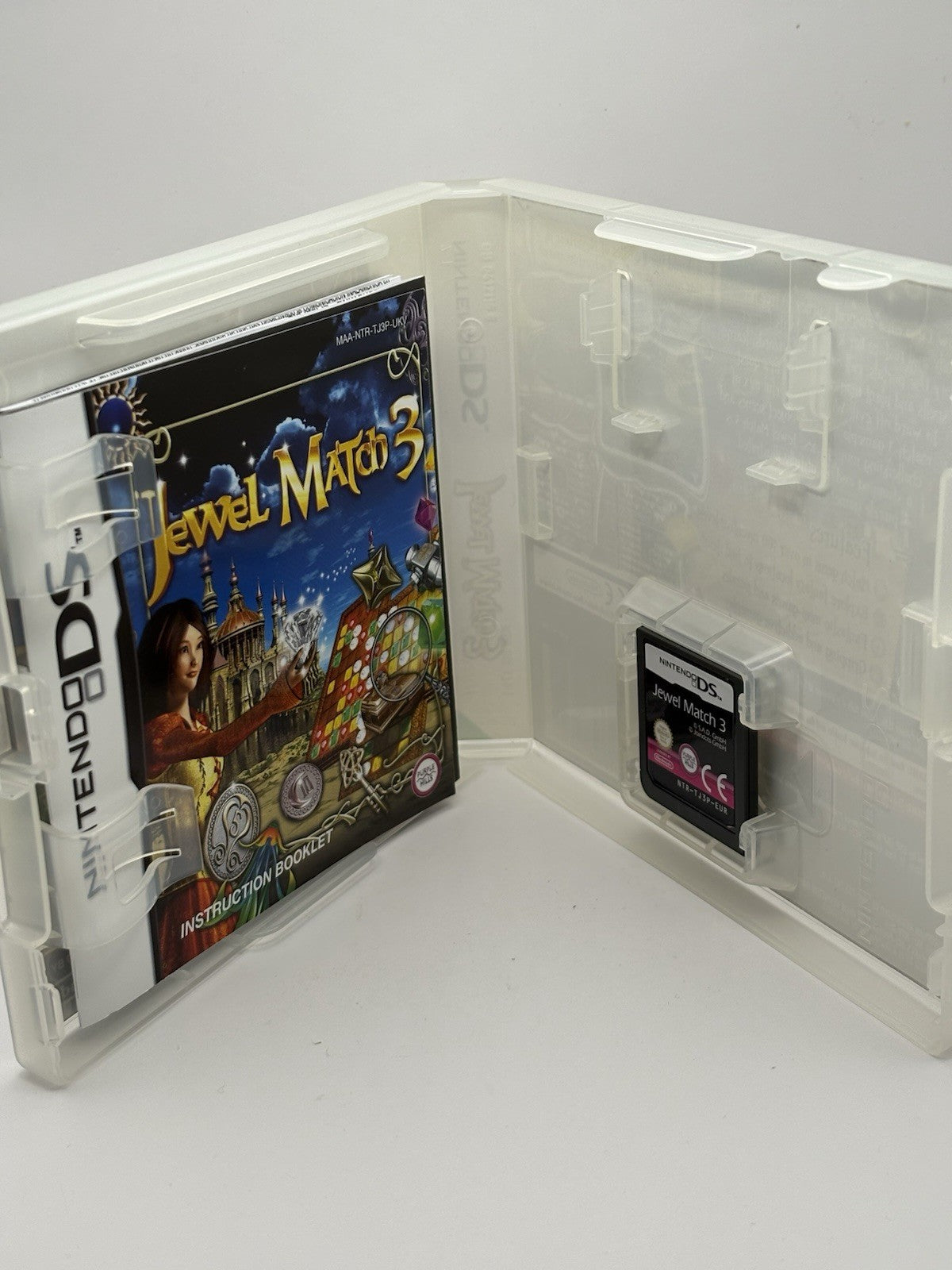 Jewel Match 2 (Nintendo DS) Match 3 Puzzle Game CIB Inc. Manual