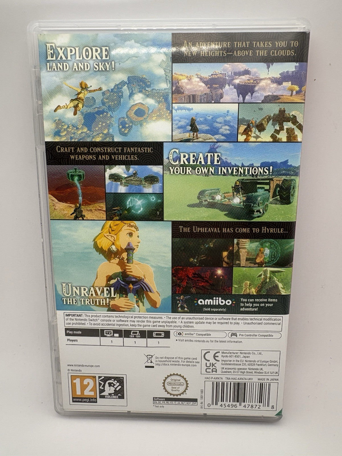 The Legend of Zelda Tears of the Kingdom Nintendo Switch