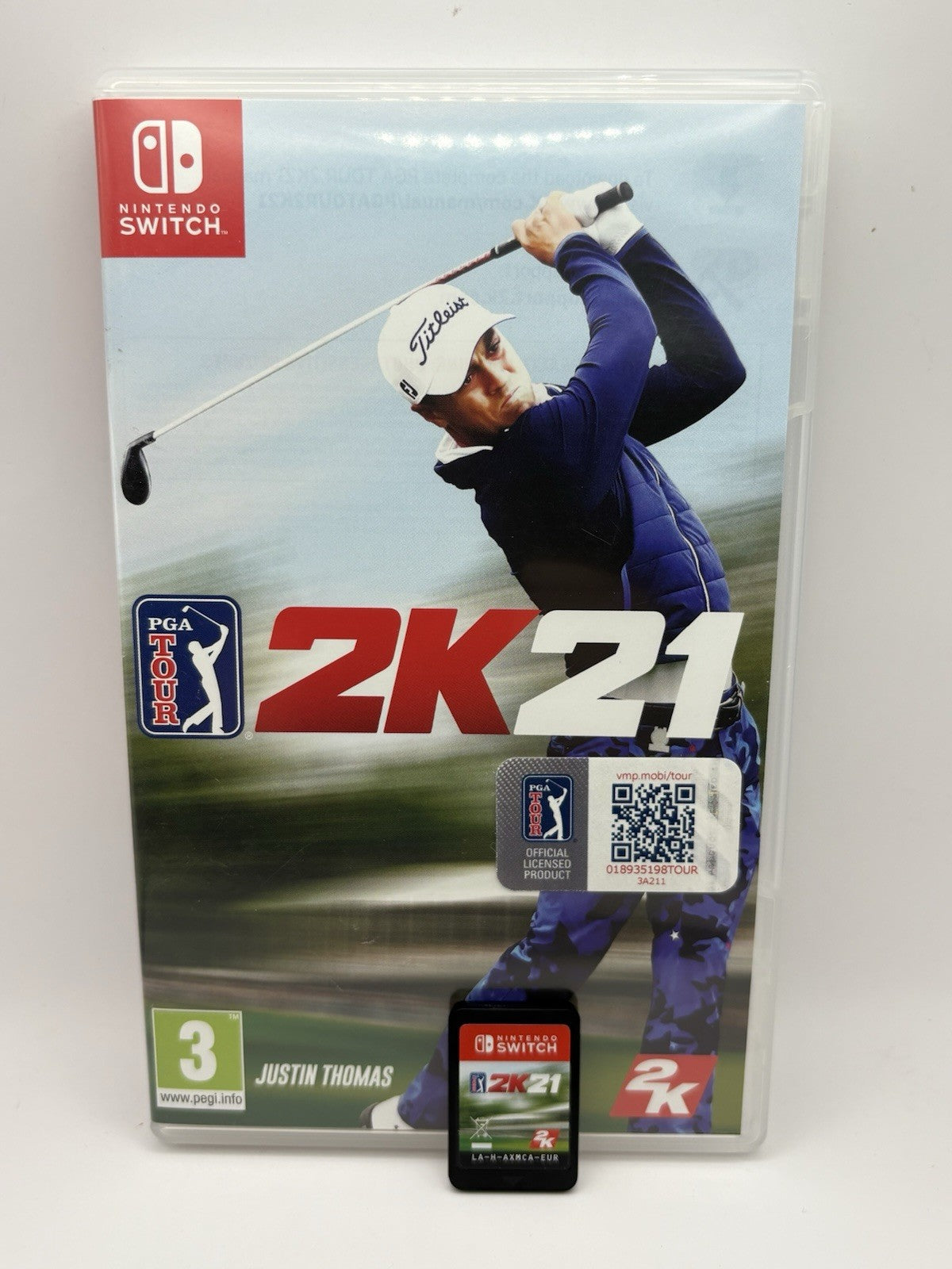 PGA Tour 2K21 (Nintendo Switch, 2020)  Game and Cartridge