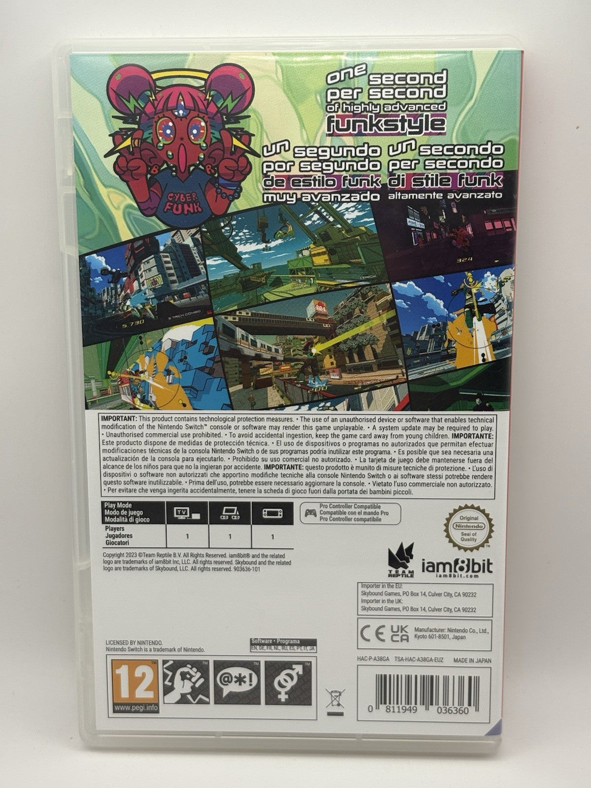 Bomb Rush Cyberfunk For Nintendo Switch (New & Sealed)