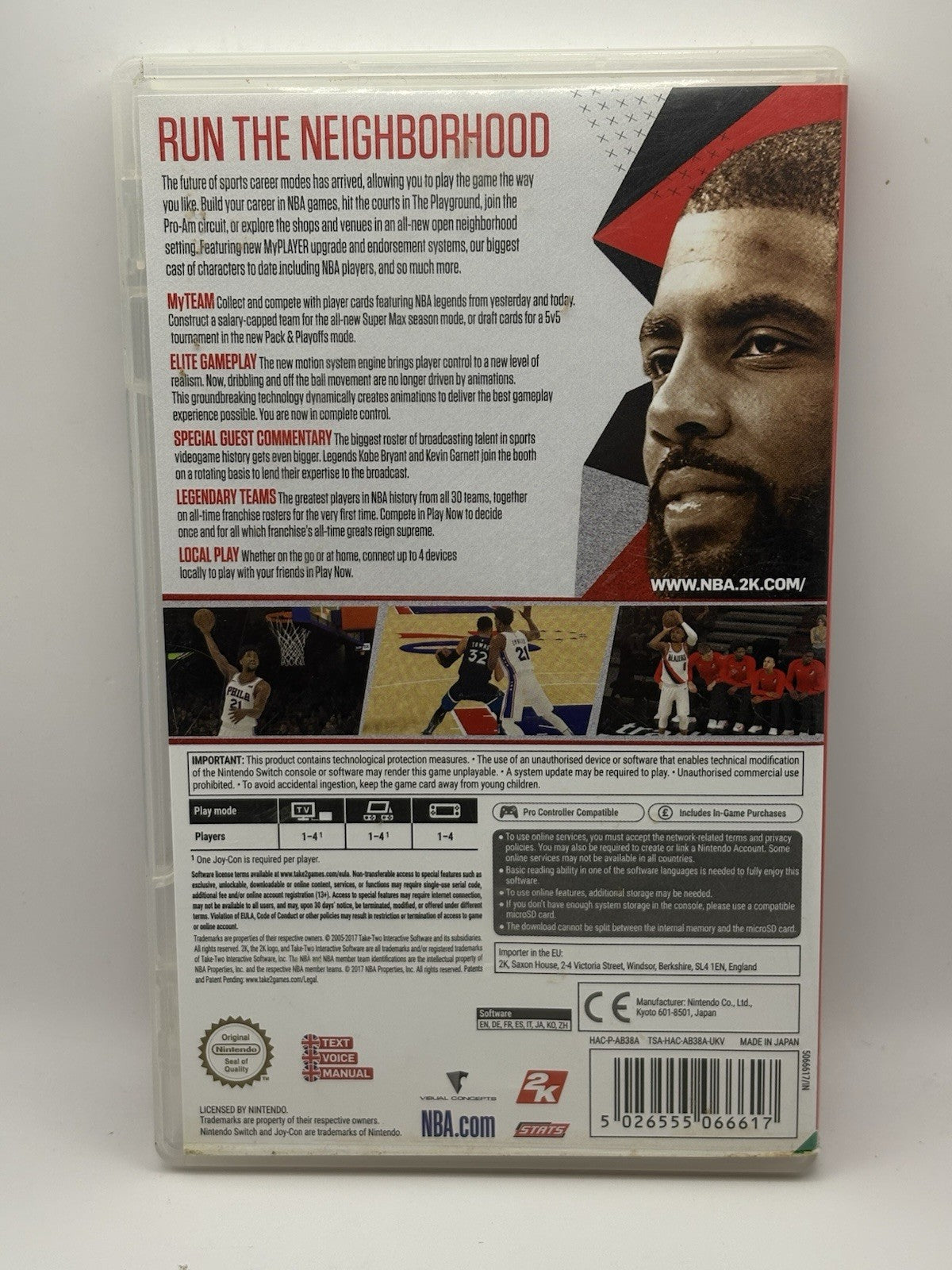NBA 2K18 (Nintendo Switch, 2017)