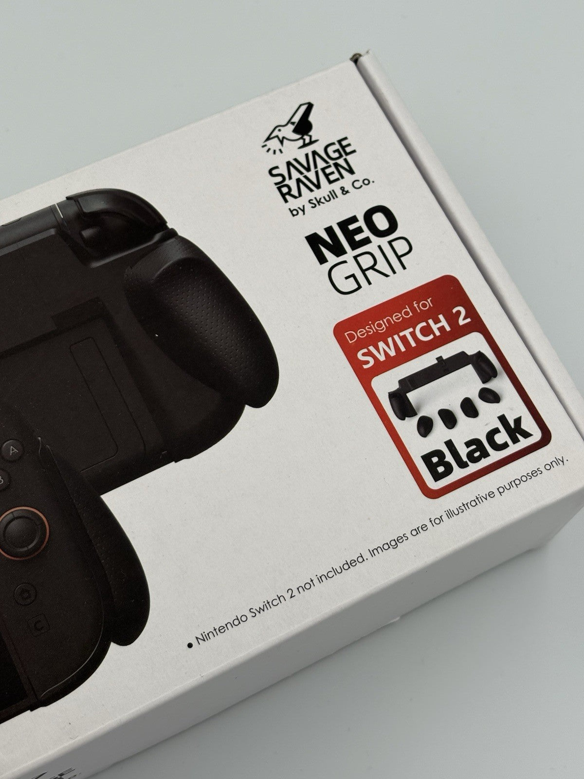 Savage Raven by Skull Co. NeoGrip Black for Nintendo Switch 2