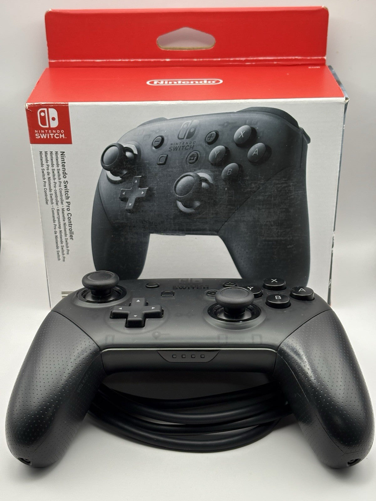 Nintendo Switch Pro Controller Boxed Wireless Gaming Controller Black