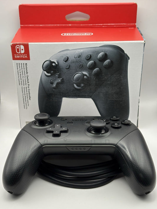 Nintendo Switch Pro Controller Boxed Wireless Gaming Controller Black