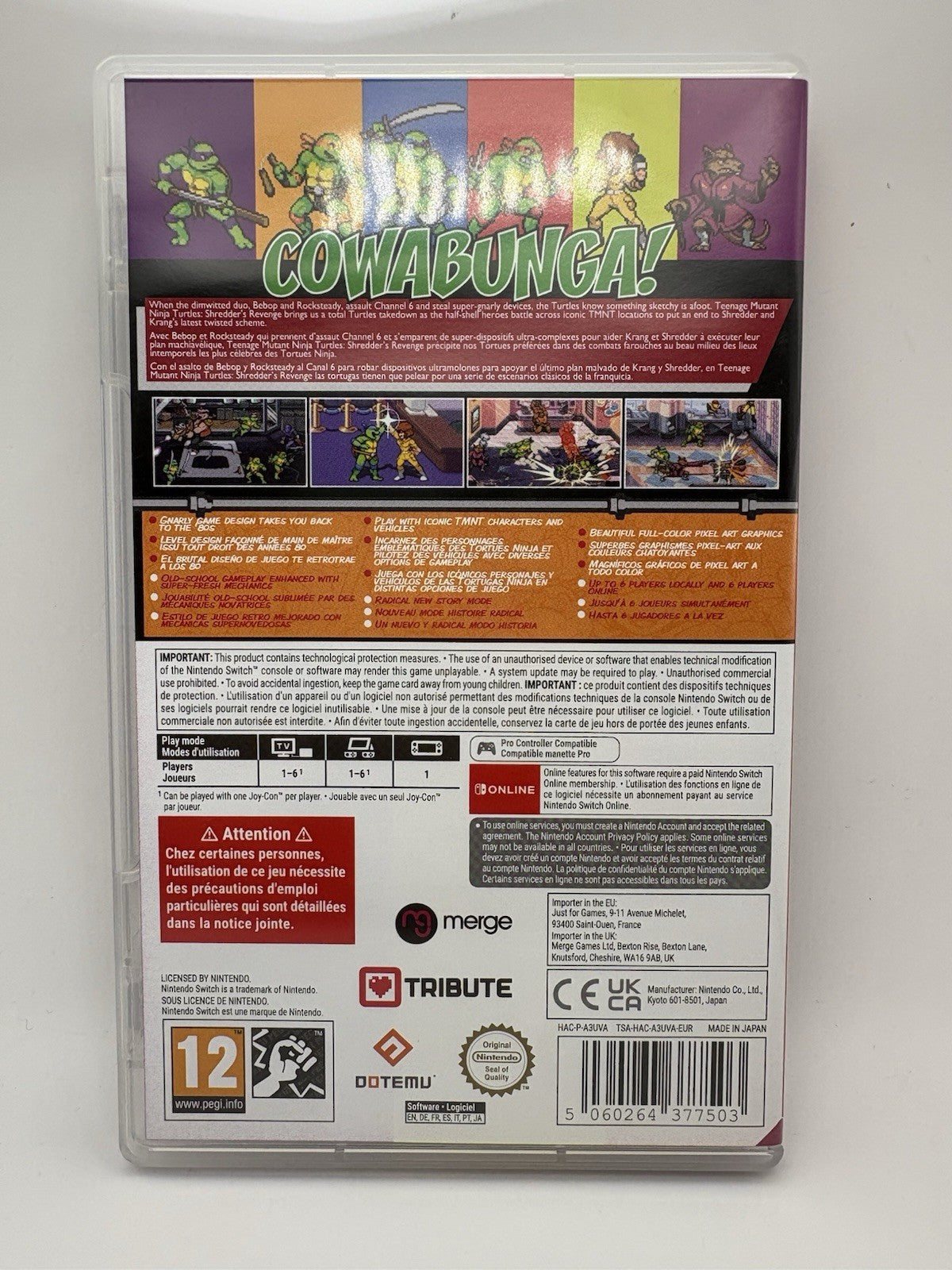 Teenage Mutant Ninja Turtles Shredder’s Revenge Nintendo Switch